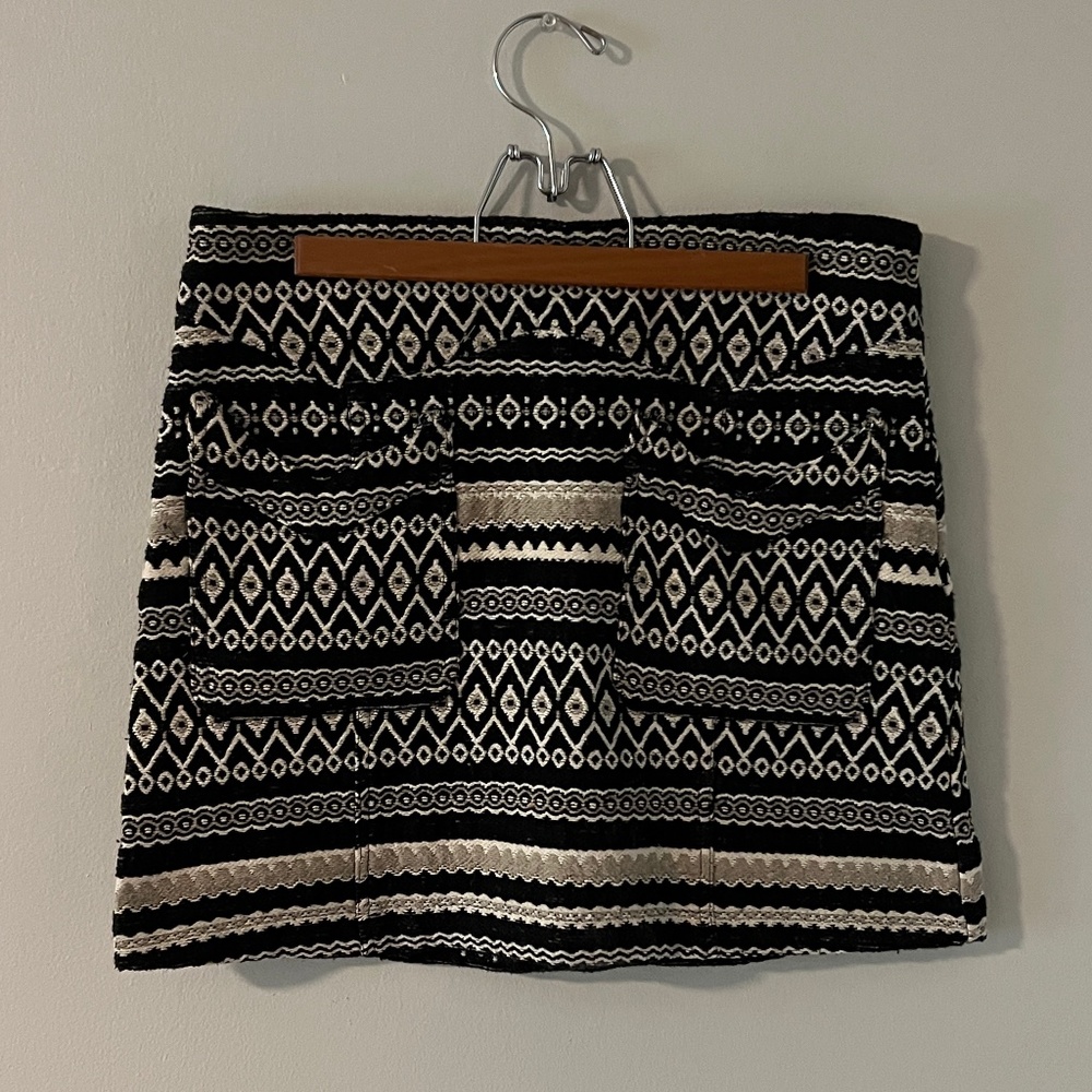 Altar'd State aztec mini skirt